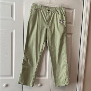 Lee Relaxed Straight-Leg Pants in Pale Mint